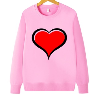Amor sudadera jersey suéter de las mujeres tendencia otoño abrigo 8649