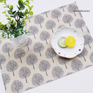 【Ready Stock】BAR-Placemat Eco-friendly Napkins Design Fabric Rectangle Table Mat Supplies for Kitchen (7)