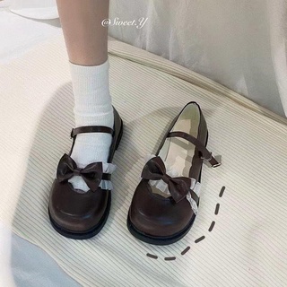 jk Uniforme Zapatos De Estilo Japonés De Suela Gruesa Mary Jane Suave Niña Pequeña Cuero Retro Todo-Partido Preppy Loli Chica Estudiante (3)