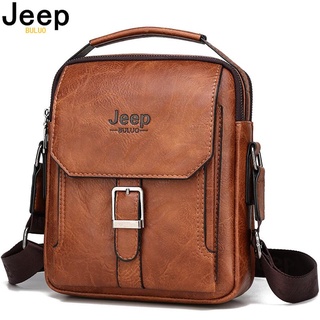 jeep buluo big brand hombre bolso de mano crossbody business casual daypacks cuero 2022 nuevos hombres moda mensajero hombro