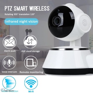 Cámara de vigilancia wifi para seguridad del hogar CCTV cámara inalámbrica IR visión nocturna monitor robot videocámara para bebé(app:estrellas de botella) CATRNENE (1)