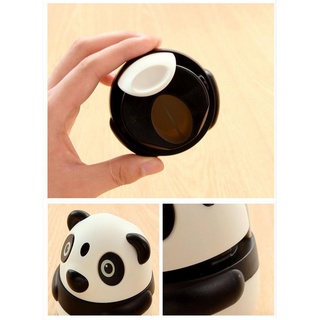 Panda automático palillo de dientes caja creativa presión mano tipo palillo caja de dibujos animados lindo hogar mesa de comedor decoración (8)