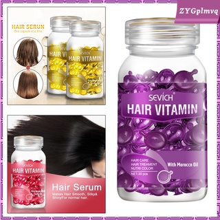 sedoso cabello vitamina suero cápsula esencia vitaminas e aceite reparación dañado cabello