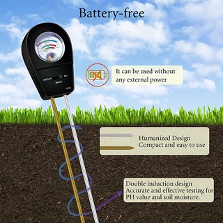 Medidor de humedad del suelo PH humedad Detector de fertilidad del suelo probador de suelo para plantas