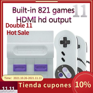 【Carnival Double 11】 HDMI SUPER NES Classic Edition Console Mini SFC 821 Games