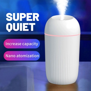 humidificador silencioso luz nocturna difusor de aroma continuo/intermitente spray
