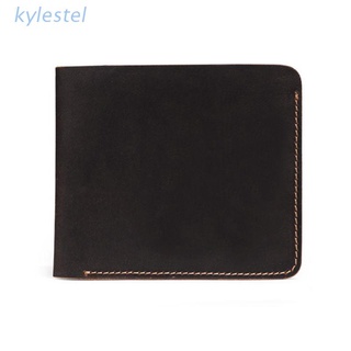 Kyl Business Bifold cartera de los hombres de cuero de identificación de crédito titular de la tarjeta de crédito bolso regalo nuevo