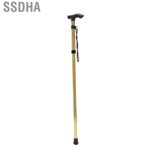 ssdha professional walking stick reducción de presión de aleación de aluminio caña de pie para personas mayores
