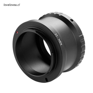 lov Aluminum Alloy T2-NEX Telephoto Mirror Lens Adapter Ring for Sony NEX E-Mount Cameras to Attach T2/T Mount Lens