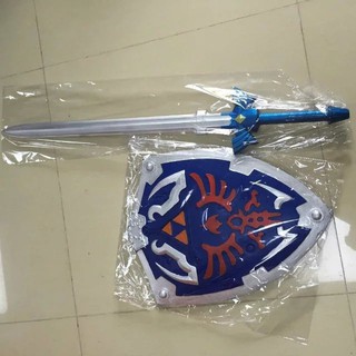 la leyenda de zelda link cosplay skyward espada + escudo