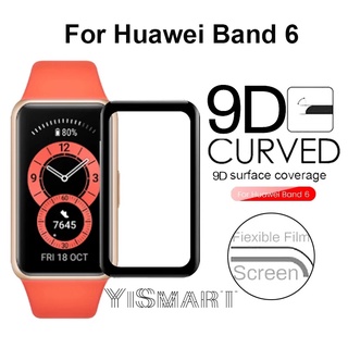 Curved Screen Protector For Huawei Band 6 Smart Watch Wristband Full Cover Protective Film