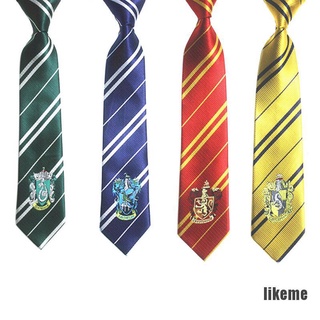 (likeme) Harry Potter Tie College Insignia Corbata Moda Estudiante Pajarita Collar