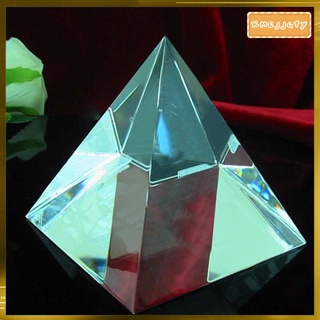 70mm K9 Artificial Cristal Pirámide Prisma Decoración Del Hogar Adorno Ciencia