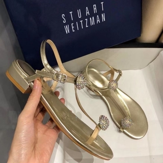 ! ¡Stuart Weitzman! 2021 verano nueva tendencia moda mujer sandalia Flip Flop