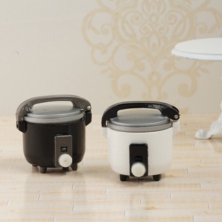 yanhuad Mini Rice Cooker Exquisite Detail DIY Accessory Plastic Simulation Rice Cooker Kids Gift for Kitchen Scene
