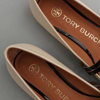tory burch poco profundo estilo simple puntiagudo dedo del pie plano zapatos casual zapatos (5)