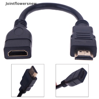 【JFN】 1Pc 15cm/30cm HDMI Male to Female Extension Cable HDMI Protector Extender Cord 【Jointflowersnew】