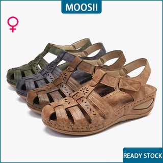 moosii coreano sandalias zapatos para mujer cuña 4 colores tamaño: 35-43 reday stock ms613
