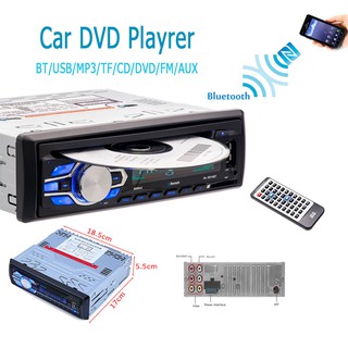 reproductor de cd estéreo de dvd/radio bluetooth para coche/reproductor de unidad de cd/mp3/usb/sd/aux-in/fm