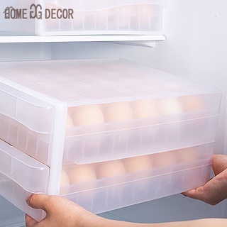 cajas de huevos transparentes grandes cajón de almacenamiento de huevos caja de huevos organizar estante refrigerar ahorro de alimentos (1)
