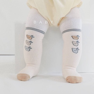 1 par pack /0-5 años de edad bebé recién nacido niñas y niños lindo de dibujos animados transpirable malla antideslizante media calcetines altos/unisex bebés niños pequeños calcetines largos de algodón