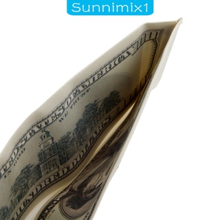 [SUNNIMIX1] 2 x bolso Unisex versión antigua USD 100 cartera para mujer y hombre bolsa plegable (6)