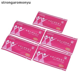 [Ong] 5 pzs tarjeta de prueba de inflamación ginecológica inflamación ginecológica de Vagina tarjeta de autoprueba. (1)
