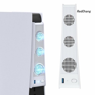 Ventilador portátil DE 3 ventiladores consola DE juegos ventilador DE refrigeración Playstation accesorios para PS5 DE/UHD versión \YXPJ\ (4)