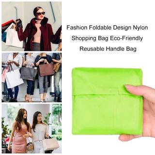 bolsa de compras plegable de nailon ecologico con correa reutilizable (2)