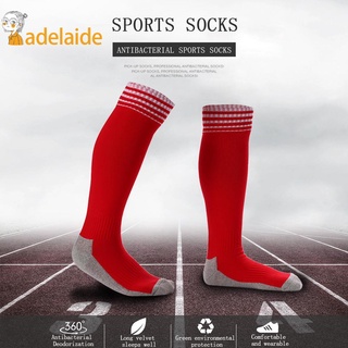 Adelaide - calcetines deportivos para fútbol, transpirables, antideslizantes, toalla, rodilla