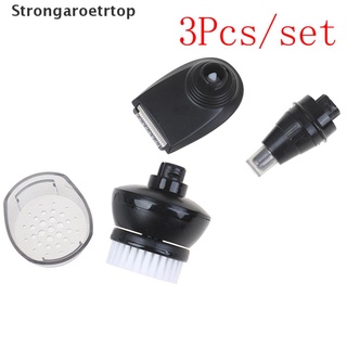[Strong] 3pcs Nose Trimmer Head+ Cleansing Brush+Trimmer for Shaver RQ11 RQ12 . (1)