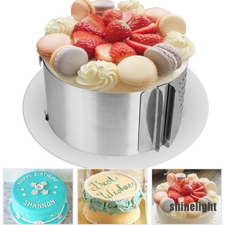 [Shinelight] moldes retráctiles para tartas, moldes para hornear, Fondant, cortadores, herramientas de decoración de tartas