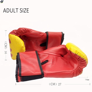 Ll guantes de boxeo para niños y adultos/guantes de entrenamiento de cuero PU para niños