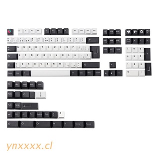 ynxxxx 137 teclas/set cherry perfil personalizado pbt tinte sublimación teclas para mx cherry teclado mecánico corsair strafe k65 k70 (1)