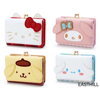 EASTHILL Hello Kitty Coin Purse Creative Small Wallet Wholesale Mini Purses My Melody Kuromi Keychain Wallet Lipstick Purse Kawaii Clutch (1)