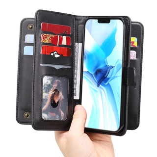 Flip Wallet Case For Sony XPeria L4 5 8 1 10 ii Ace 2 Leather Cover 10 Cards Strap Holder Phone Cover