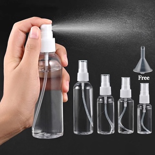 embudo transparente recargable botellas de spray/mini perfume vacío atomizador spray botella fina niebla contenedor botellas para accesorios de viaje (1)