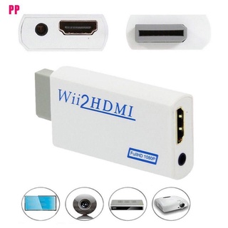 [PP] conector adaptador de convertidor de escala ascendente HD Wii a HDMI 1080P/720P con conector adaptador de 3,5 mm