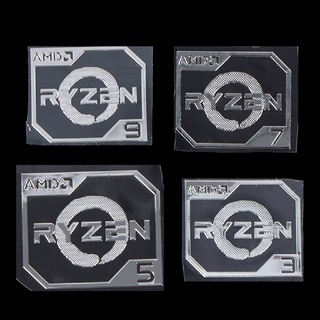 【KECL】 AMD Ruilong Ryzen R9 R7 R5 R3 Vega Metal Sticker Notebook Desktop Logo Sticker Hot