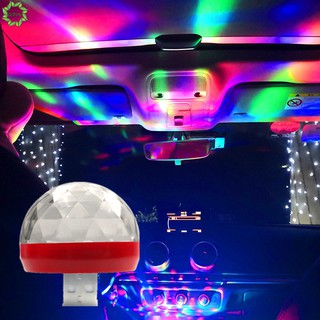Qipin USB Mini LED Disco etapa luz fiesta Club KTV DJ Bar coche boda teléfono mágico bola lámpara