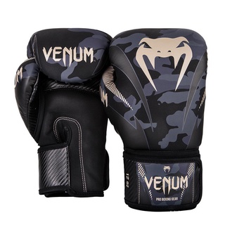 Guantes de boxeo venum camuflaje color profesional 10oz, 12oz, 14oz Muay Thai entrenamiento saco de boxeo guantes (1)