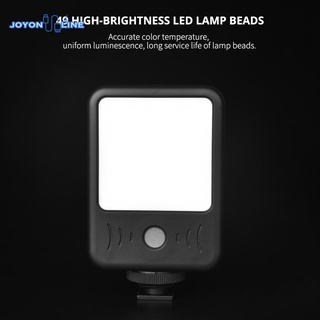 ✣Joyo✣Excelente nuevo micrófono fotografía LED relleno luz para cámara profesional teléfono entrevista grabación en vivo☧ (4)