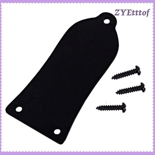 Durable Alloy DIY 3 Holes Truss Rod Cover for Electric Guitar Parts Black