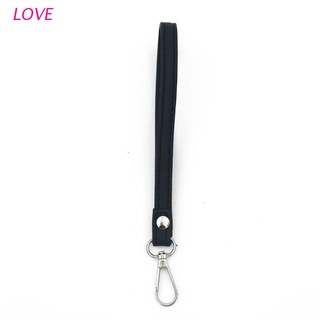 LOVE Black PU Leather Wristlet Bag Strap Handle Replacement For Handbag Clutch Purse