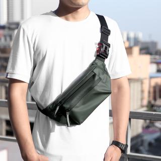 Impermeable de los hombres de la personalidad de los deportes al aire libre bolsa de mensajero de la cintura bolsa de pecho BagKorean moda tendencia Rise FK-fa858c