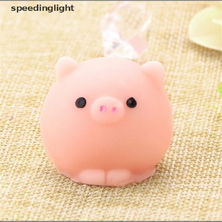 [speedinglight] Mochi lindo cerdo bola Squishy exprimir divertido juguete para aliviar la ansiedad decoración caliente (4)