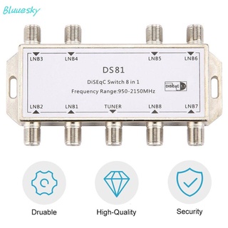 [BS] Ds81 8 en 1 señal satelital DiSEqC interruptor LNB receptor Multiswitch (3)