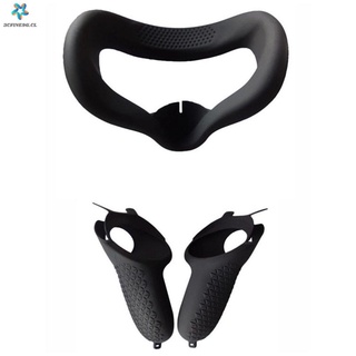 cómodo máscara de ojos de silicona máscara mango de protección conjunto para oculus quest2