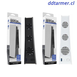 ddt para ps5 soporte vertical con ventilador de refrigeración usb controlador cargador consola de juegos estación de carga ventilador enfriador