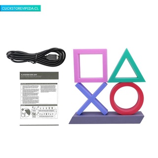 Voice Control Game Icon Light XL For Playstation Player Colorful Lighting Lamp